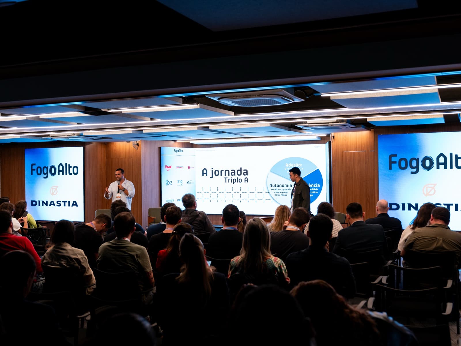 Plateia lotada no evento Fogo Alto
